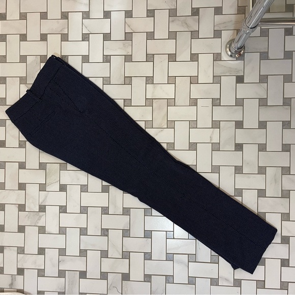 Ann Taylor Factory Blue and White Polka Dot Trouser Pants - Picture 6 of 6